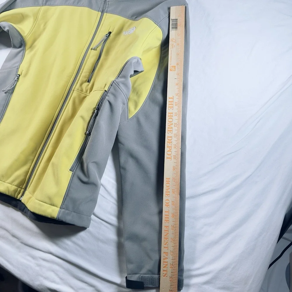 The North Face Jacket Men Small Apex Bionic Gray Softshell Windproof Lined
